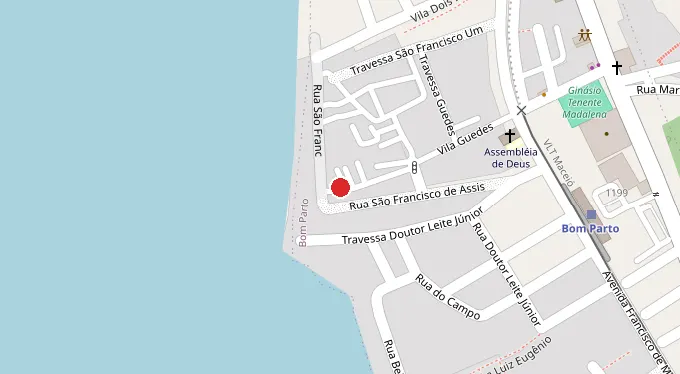 Mapa da localização