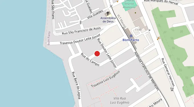 Mapa da localização
