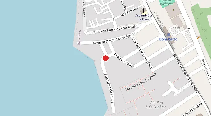 Mapa da localização
