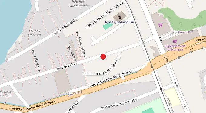 Mapa da localização