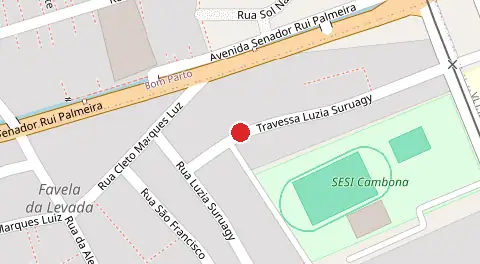 Mapa da localização