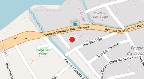 Mapa da localização