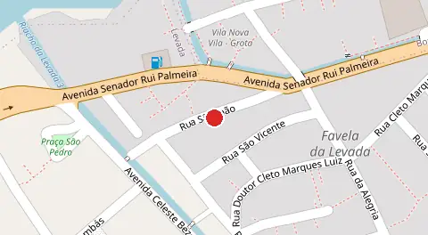 Mapa da localização