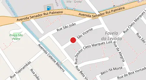 Mapa da localização