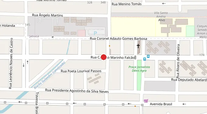 Mapa da localização