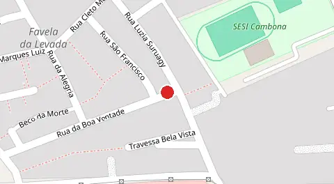 Mapa da localização