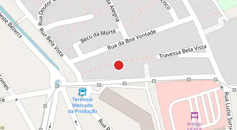 Mapa da localização