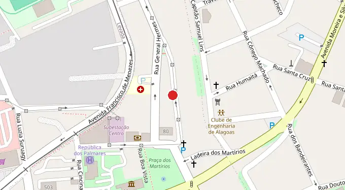 Mapa da localização