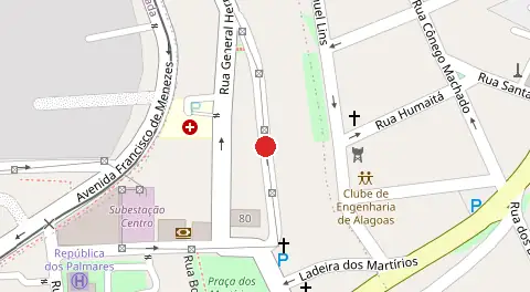 Mapa da localização