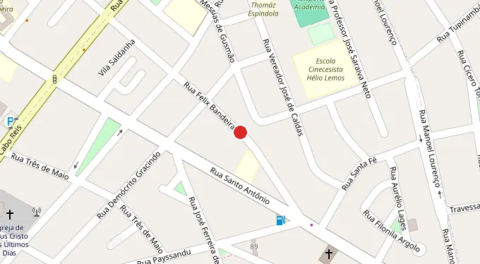 Mapa da localização