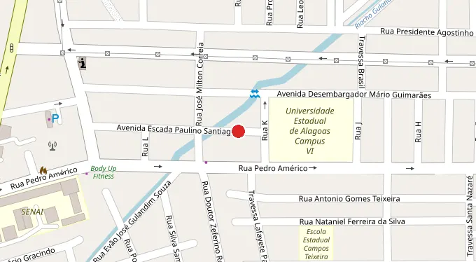 Mapa da localização