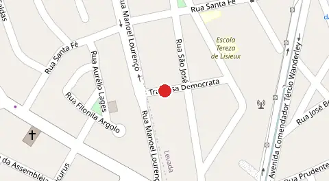 Mapa da localização