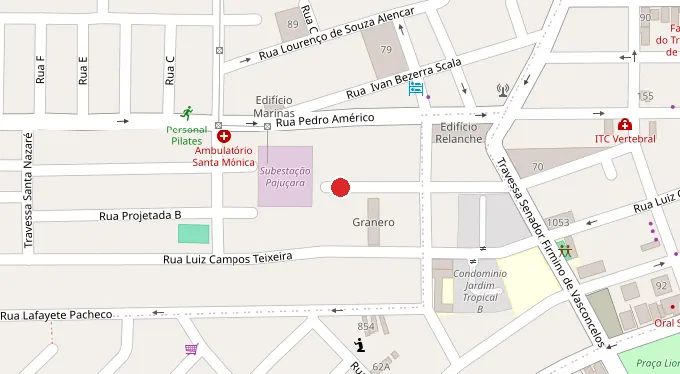 Mapa da localização