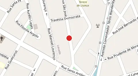 Mapa da localização