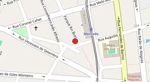 Mapa da localização