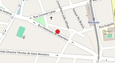 Mapa da localização