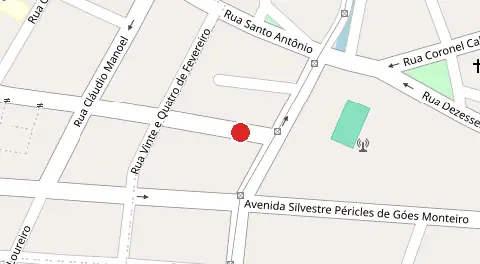 Mapa da localização
