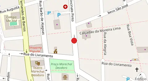 Mapa da localização