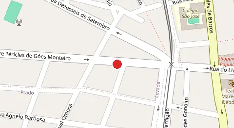 Mapa da localização