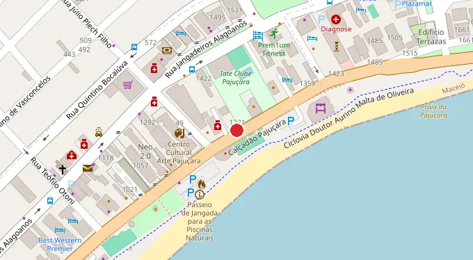 Mapa da localização