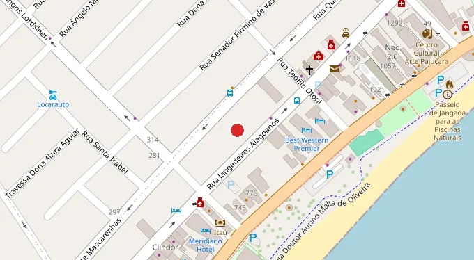 Mapa da localização