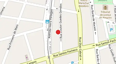 Mapa da localização