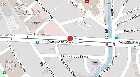 Mapa da localização