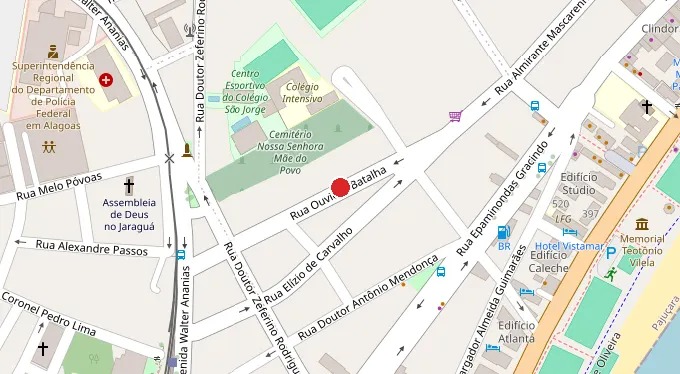 Mapa da localização