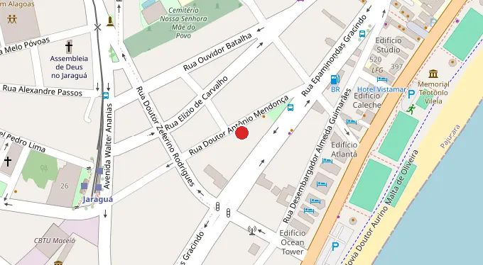 Mapa da localização