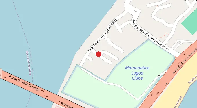 Mapa da localização