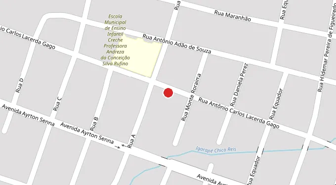 Mapa da localização