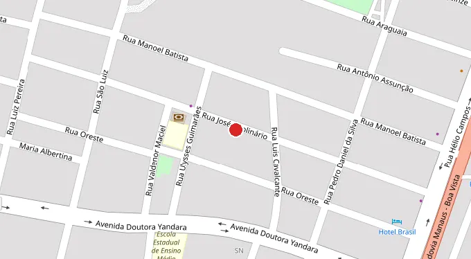 Mapa da localização