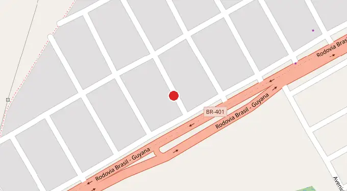 Mapa da localização