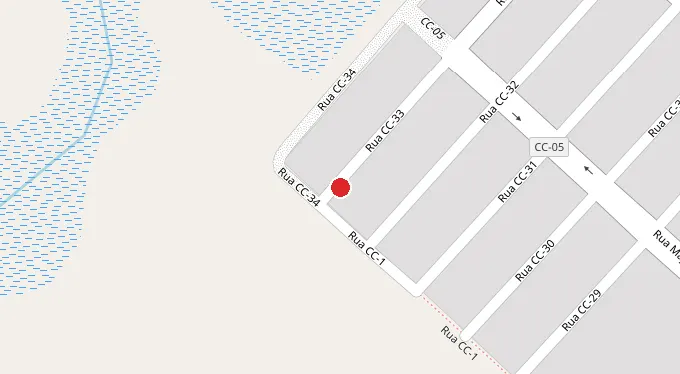 Mapa da localização