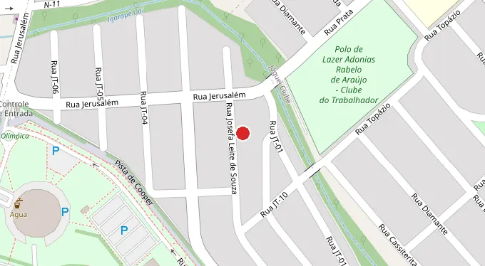 Mapa da localização