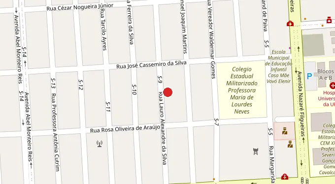 Mapa da localização