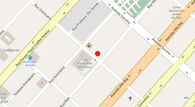 Mapa da localização