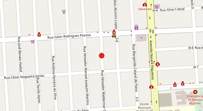 Mapa da localização