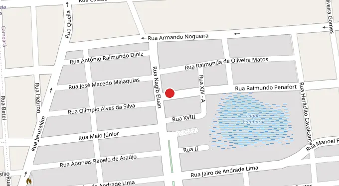 Mapa da localização
