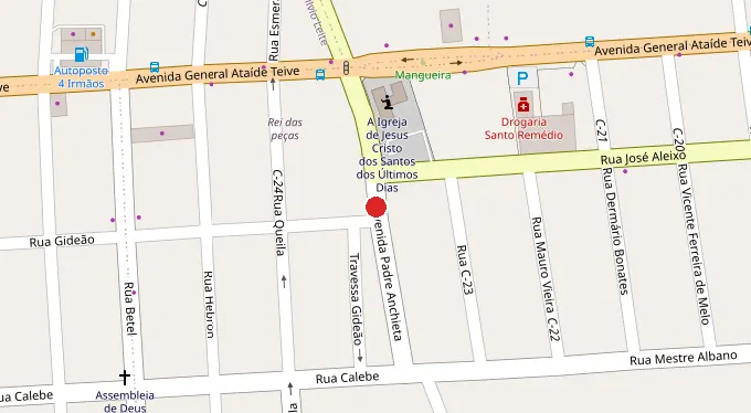 Mapa da localização