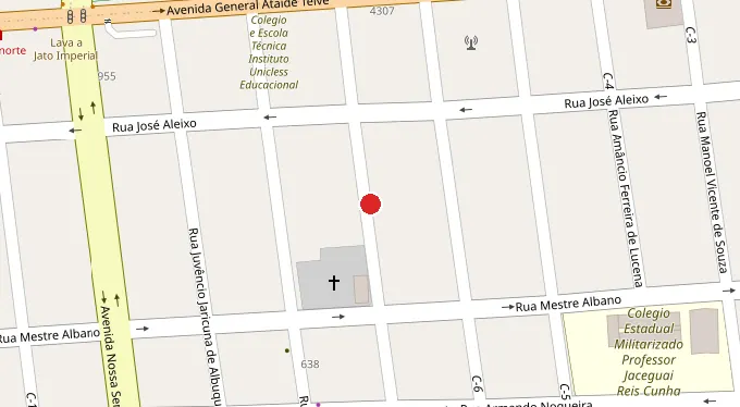 Mapa da localização