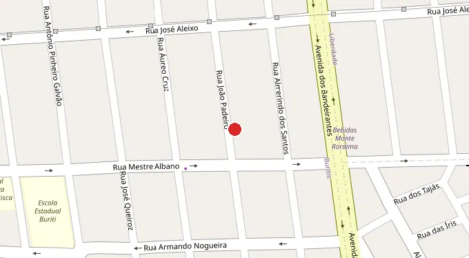 Mapa da localização