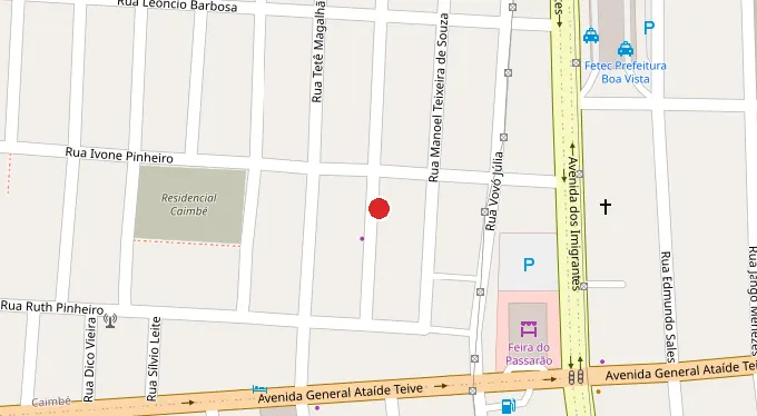Mapa da localização