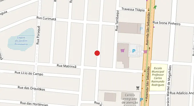 Mapa da localização