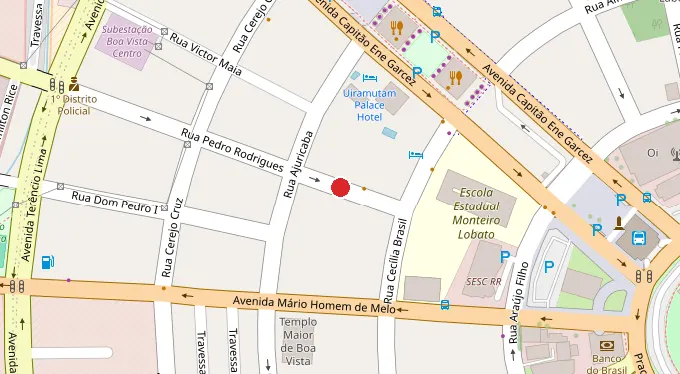 Mapa da localização