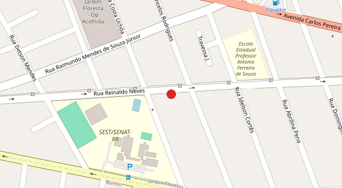 Mapa da localização