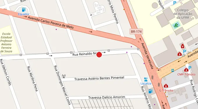 Mapa da localização