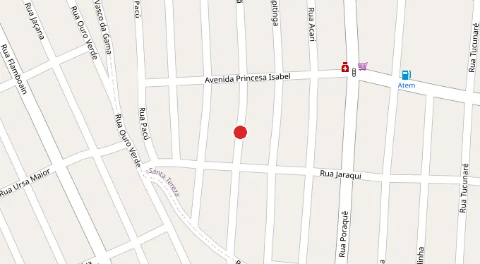 Mapa da localização