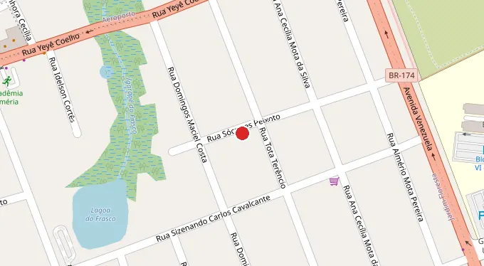 Mapa da localização