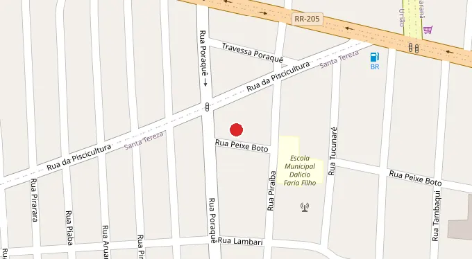 Mapa da localização